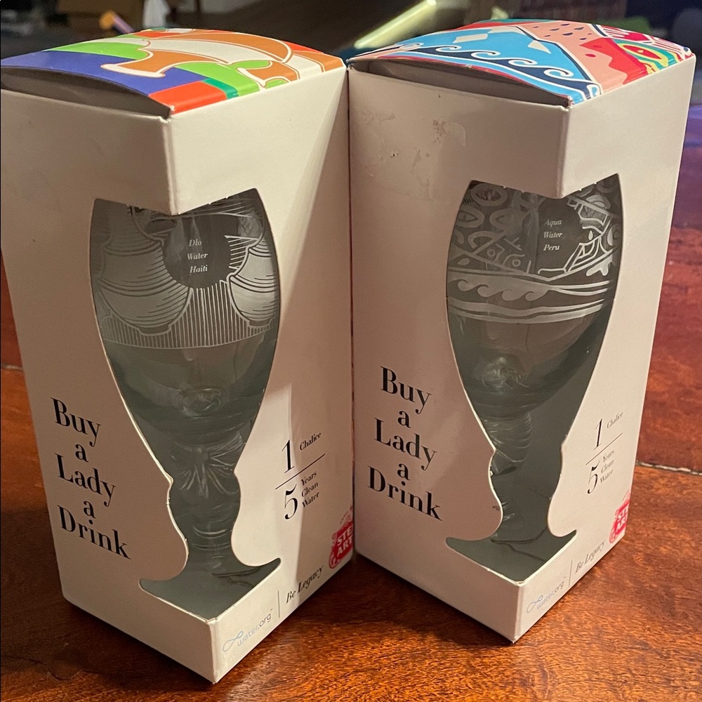 Stella Artois X Water.org Chalices “Peru & Haiti” Editions [Lot of 2]